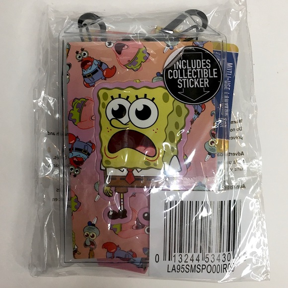 SpongeBob SquarePants Bioworld Mask Lanyard, Printed ID/Mask Holder - Picture 5 of 5